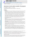 Cover page: Determinants of practice patterns in pediatric UTI management