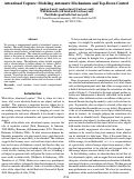 Cover page: Attentional Capture: Modeling Automatic Mechanisms and Top-Down Control