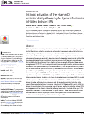 Cover page: Intrinsic activation of the vitamin D antimicrobial pathway by M. leprae infection is inhibited by type I IFN