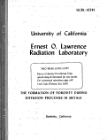 Cover page: THE FORMATION OF POROSITY DURING DIFFUSION PROCESSES IN METALS