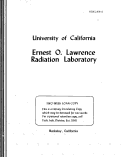 Cover page: DEVELOPMENT OF THE MAGNETIC CONE FOR THE CENTER OF THE BERKELEY 88-INCH CYCLOTRON