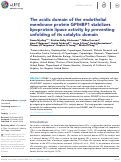 Cover page: The acidic domain of the endothelial membrane protein GPIHBP1 stabilizes lipoprotein lipase activity by preventing unfolding of its catalytic domain