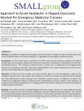 Cover page: Approach to Acute Headache: A Flipped Classroom Module for Emergency Medicine Trainees