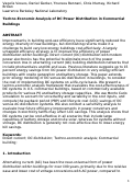 Cover page: Techno-economic analysis of DC power distribution in commercial buildings