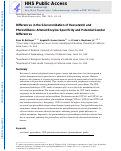 Cover page: Differences in the Glucuronidation of Resveratrol and Pterostilbene: Altered Enzyme Specificity and Potential Gender Differences