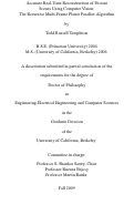 Cover page: Accurate Real-Time Reconstruction of Distant Scenes Using Computer Vision: The Recursive Multi-Frame Planar Parallax Algorithm