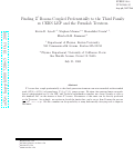 Cover page: Finding Z′ bosons coupled preferentially to the third family at CERN LEP and the Fermilab Tevatron