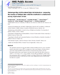 Cover page: Underreporting in HIV-Related High-Risk Behaviors: Comparing the Results of Multiple Data Collection Methods in a Behavioral Survey of Prisoners in Iran