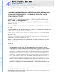 Cover page: Community-engaged Research with Rural Latino Adolescents: Design and Implementation Strategies to Study the Social Determinants of Health.