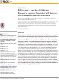 Cover page: Differences in Number of Midbrain Dopamine Neurons Associated with Summer and Winter Photoperiods in Humans