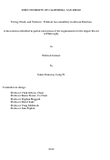 Cover page: Voting, fraud, and violence : political accountability in African elections