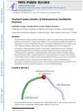 Cover page: Thermal fracture kinetics of heterogeneous semiflexible polymers