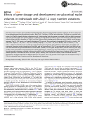 Cover page: Effects of gene dosage and development on subcortical nuclei volumes in individuals with 22q11.2 copy number variations.