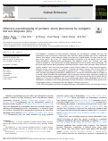 Cover page: Olfactory eavesdropping of predator alarm pheromone by sympatric but not allopatric prey