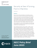 Cover page: Security&nbsp;at&nbsp;Sea:&nbsp;A&nbsp;Turning&nbsp;Point&nbsp;in&nbsp;Maritime