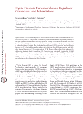 Cover page: Cystic Fibrosis Transmembrane Regulator Correctors and Potentiators