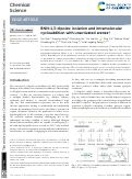 Cover page: BNN-1,3-dipoles: isolation and intramolecular cycloaddition with unactivated arenes