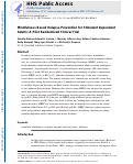 Cover page: Mindfulness-Based Relapse Prevention for Stimulant Dependent Adults: A Pilot Randomized Clinical Trial