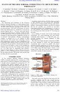 Cover page: Status of the LBNL normal-conducting CW VHF electron photo-gun