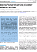 Cover page: Examining the race-specific prevalence of hidradenitis suppurativa at a large academic center; results from a retrospective chart review