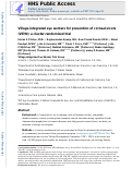 Cover page: Village-integrated eye workers for prevention of corneal ulcers in Nepal (VIEW study): a cluster-randomised controlled trial