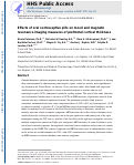 Cover page: Effects of oral contraceptive pills on mood and magnetic resonance imaging measures of prefrontal cortical thickness