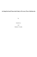 Cover page: An Empirical and Theoretical Study of Freeway Weave Bottlenecks