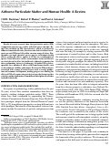 Cover page: Airborne Particulate Matter and Human Health: A Review