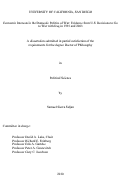 Cover page: Economic interests in the domestic politics of war : evidence from U.S. decisions to go to war with Iraq in 1991 and 2003