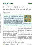 Cover page: Discovery of Fe–Ce Oxide/BiVO4 Photoanodes through Combinatorial Exploration of Ni–Fe–Co–Ce Oxide Coatings