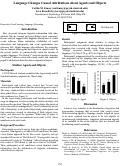 Cover page: Language Changes Causal Attributions about Agents and Objects