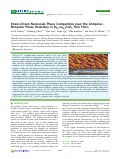 Cover page: Strain-Driven Nanoscale Phase Competition near the Antipolar–Nonpolar Phase Boundary in Bi0.7La0.3FeO3 Thin Films