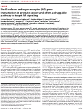 Cover page: Stat5 induces androgen receptor (AR) gene transcription in prostate cancer and offers a druggable pathway to target AR signaling.