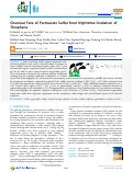 Cover page: Chemical Fate of Particulate Sulfur from Nighttime Oxidation of Thiophene.