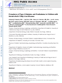 Cover page: Prevalence of Prediabetes and Type 2 Diabetes in Children With Nonalcoholic Fatty Liver Disease