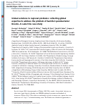 Cover page: Global solutions to regional problems: Collecting global expertise to address the problem of harmful cyanobacterial blooms. A Lake Erie case study