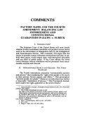 Cover page: Factory Raids and the Fourth Amendment: Balancing Law Enforcement and Constitutional Guarantees in <em>Ilgwu v. Sureck</em>