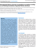 Cover page: Extragenital lichen sclerosus et atrophicus-morphea overlap as an initial presentation of genital lichen sclerosus