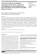 Cover page: Associations Between Anabolic-Androgenic Steroid Use and Sexual Health Behaviors Among Adolescent Boys: Results From the 2019 Youth Risk Behavior Survey.