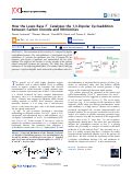 Cover page: How the Lewis Base F– Catalyzes the 1,3-Dipolar Cycloaddition between Carbon Dioxide and Nitrilimines