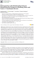 Cover page: Heterogeneity in the Relationship between Disinfection By-Products in Drinking Water and Cancer: A Systematic Review