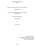 Cover page: Cognitive &amp; Affective Modulators of Prosocial Behavior