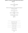 Cover page: Qualitative Assessment of Windfall Almond (Prunus dulcis) in California