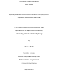 Cover page: Exploring the Middle Eastern American Students’ College Experience: Adjustment, Discrimination, and Coping