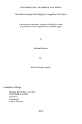 Cover page: The taxation tango : state capacity in Argentina's provinces