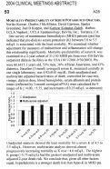 Cover page: Mortality-predictability of serum potassium in dialysis