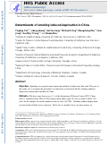 Cover page: Determinants of smoking-induced deprivation in China