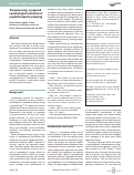 Cover page: Transprocessing: a proposed neurobiological mechanism of psychotherapeutic processing