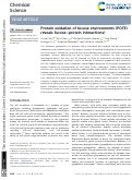 Cover page: Protein oxidation of fucose environments (POFE) reveals fucose–protein interactions