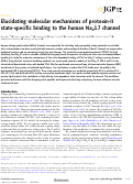 Cover page: Elucidating molecular mechanisms of protoxin-II state-specific binding to the human NaV1.7 channel